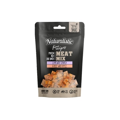 NATURALISTIC FINE RECIPE MEATMIX LAMB W/SPINACH & BEEF W/APPLE, 100 GR1