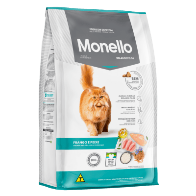 Monello Gatos Bolas de Pelos Pollo y Pescado1
