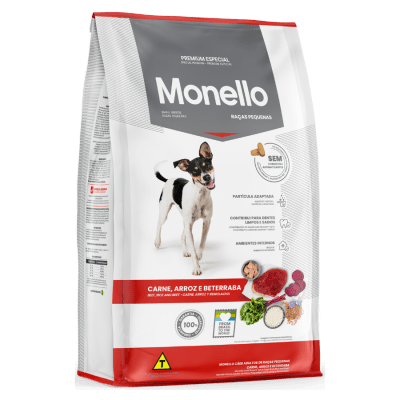 Monello Perros Razas Pequeñas Carne Arroz y Remolacha1