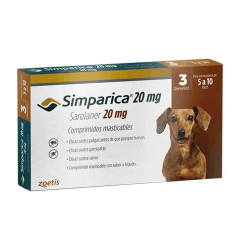 SIMPARICA 20 MG 3 COMP