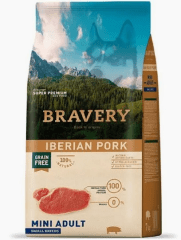 BRAVERY IBERIAN PORK MINI ADULT 2 Kg