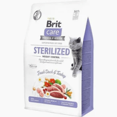 BRIT CARE CAT GRAIN-FREE STERILIZED WEIGHT CONTROL 2 KG