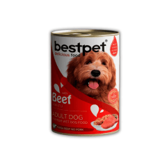 Lata Premium Bestpet DOG Trozos de Carne 400g