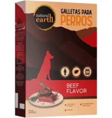 Galletas Natural Earth Perro Carne 300 g