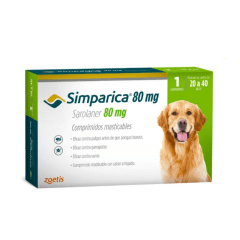SIMPARICA 80 mg 1 Comp