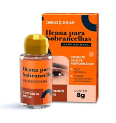Henna Della Delle 8g - Castaño Medio
