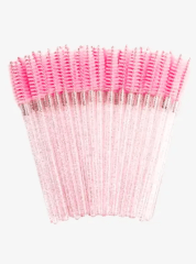 Cepillos Goupillones (50 Unidades) - Glitter Pink