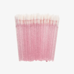 Lipbrush (50unids) - Glitter Pink