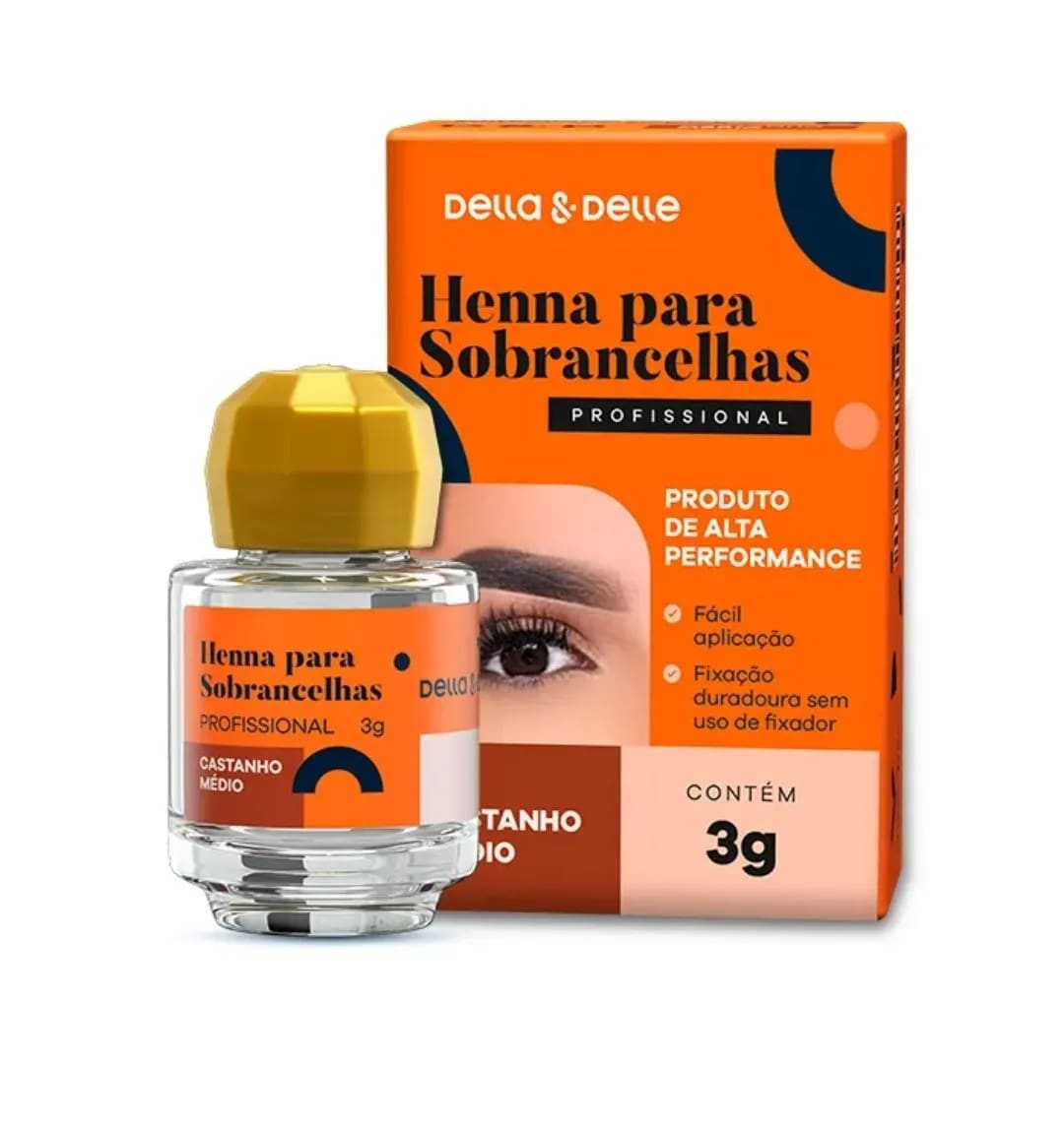 Henna Della Delle 3g - Castaño Medio1