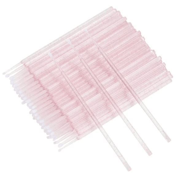MicroBrush (100 unids) - Glitter Pink1