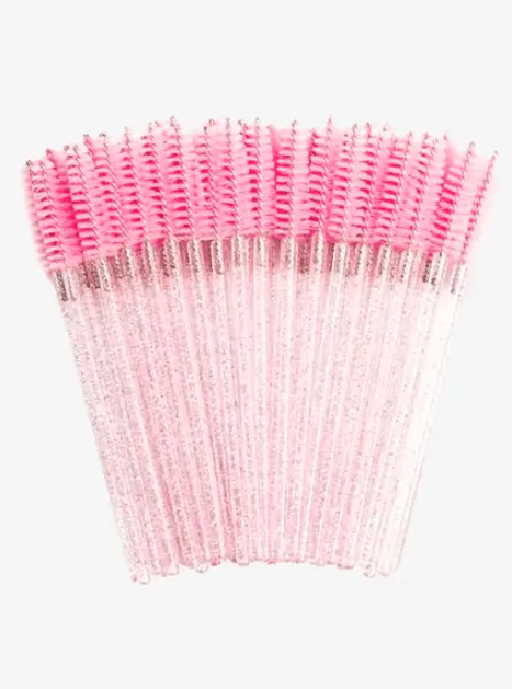 Cepillos Goupillones (50 Unidades) - Glitter Pink1