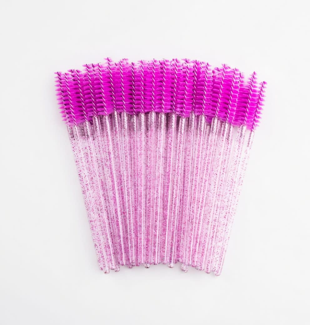 Cepillos Goupillones (50 Unidades) - Glitter Violeta1