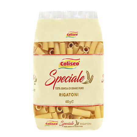 FIDEO RIGATONI SPECIALE 400GR COLISEO (PACK 6UN)