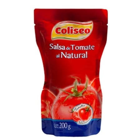 SALSA TOMATE NATURAL 200GR COLISEO (PACK 6 UN)