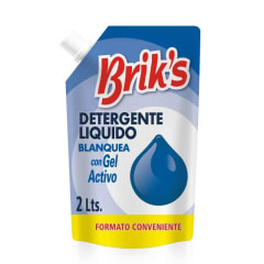Detergente Líquido Azul Doypack  2 LT. Briks