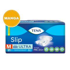 Manga 4 Paquetes Pañal Slip Adulto Talla M 21Un. Tena