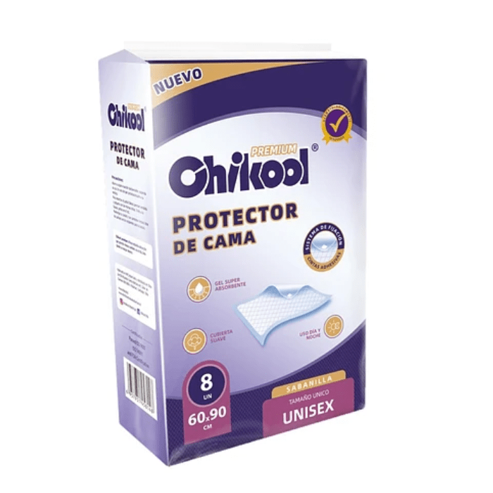Sabanilla Protector De Cama 8 Un. Chikool