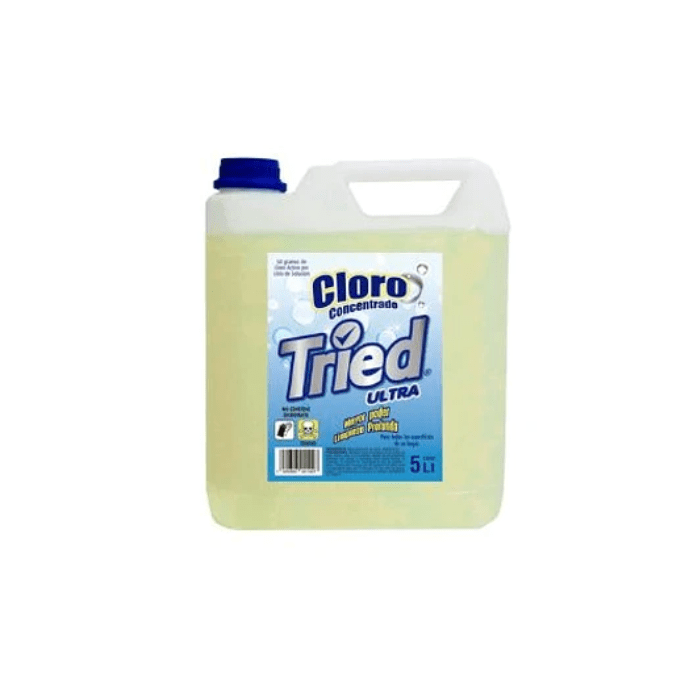 Cloro Hogar 3% 5 LT. Tried