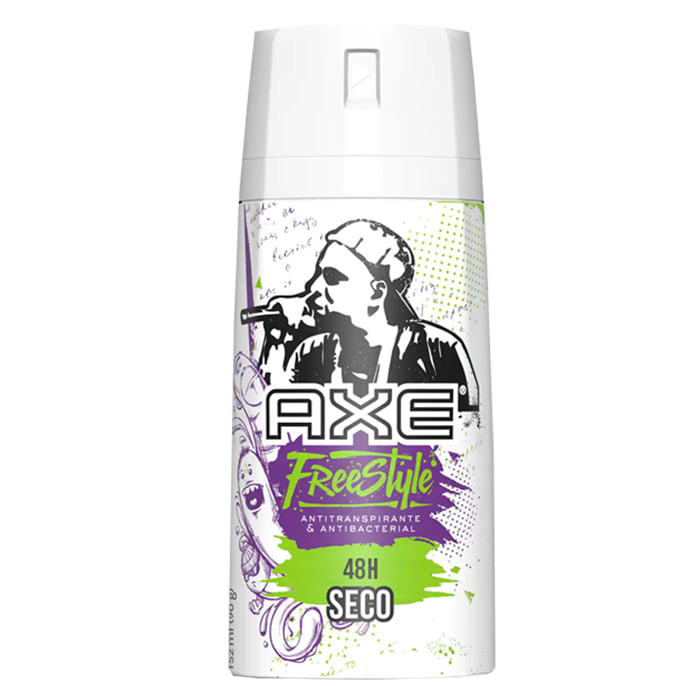 Desodorante en Aerosol Freestyle Seco 150ml. Axe