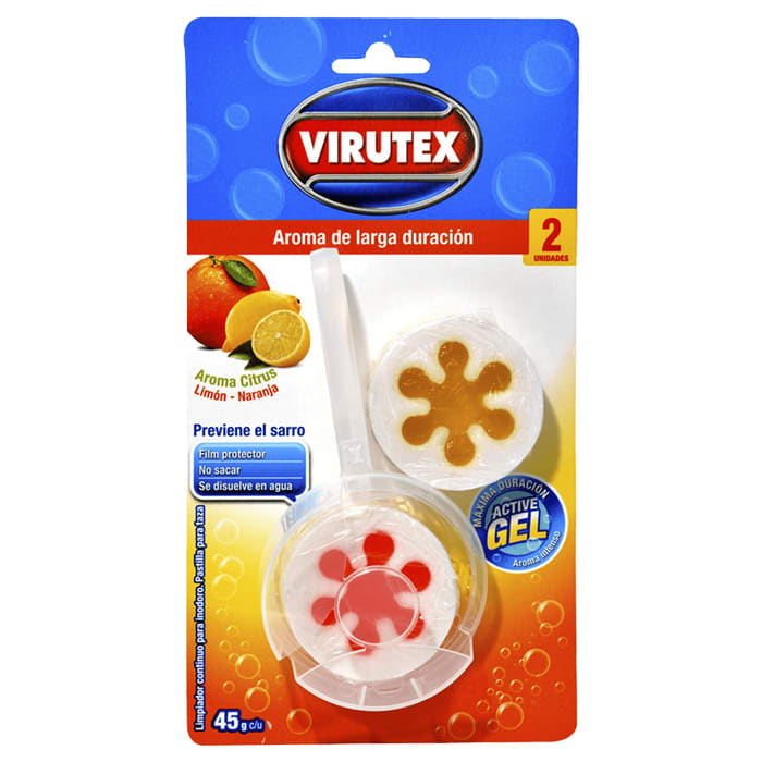 Canastilla Gel Inodoro aroma Citrus 2 un. Virutex