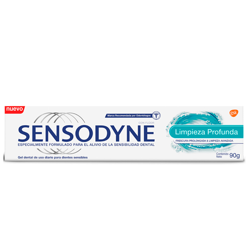 Crema Dental Limpieza Profunda 90g. Sensodyne