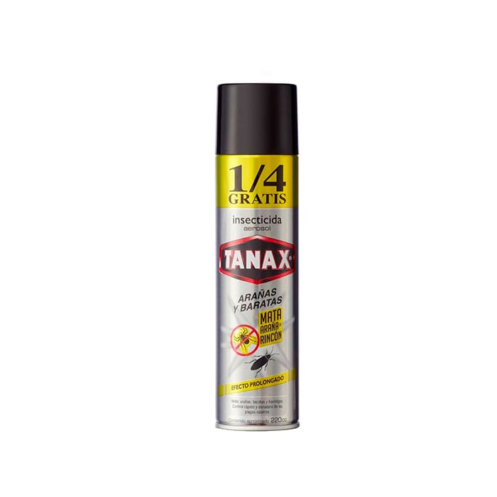 Insecticida Mata Arañas y Baratas 220 cc. Tanax