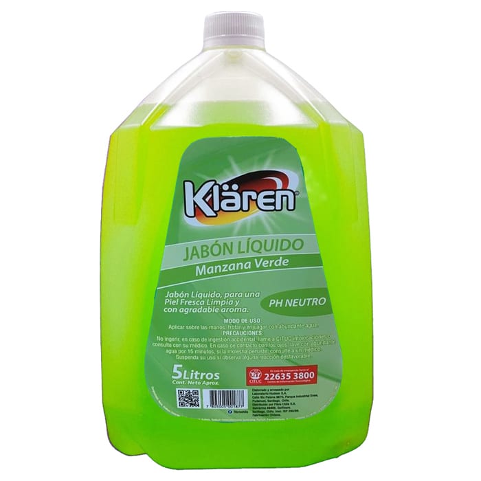 Jabón Bidón 5 Lts Manzana