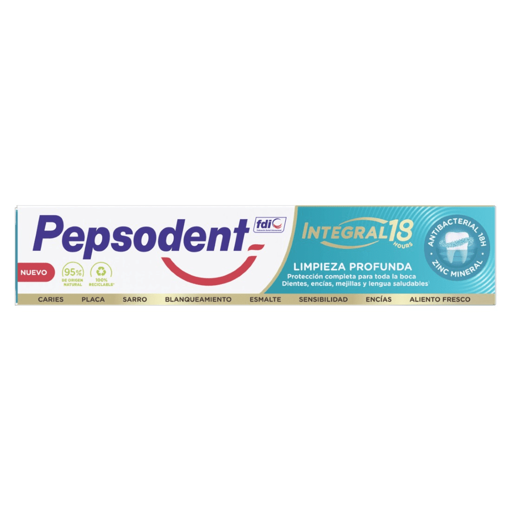 Crema Dental Integral 18 Limpieza Profunda 75ml. Pepsodent