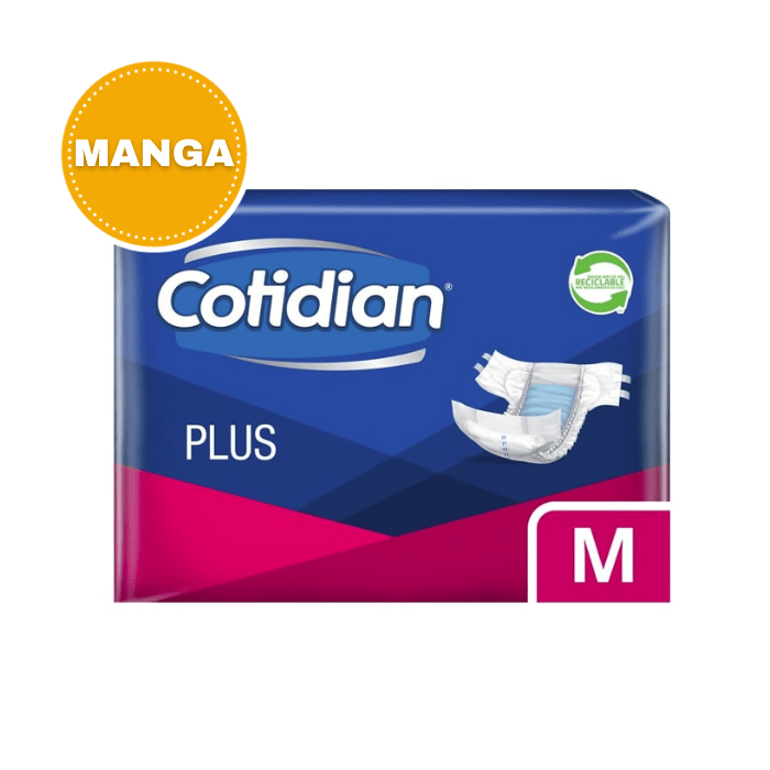 4 Paq Pañal Cotidian Plus Talla M 36 Un + 1 bol esponja jabonosa 25 un