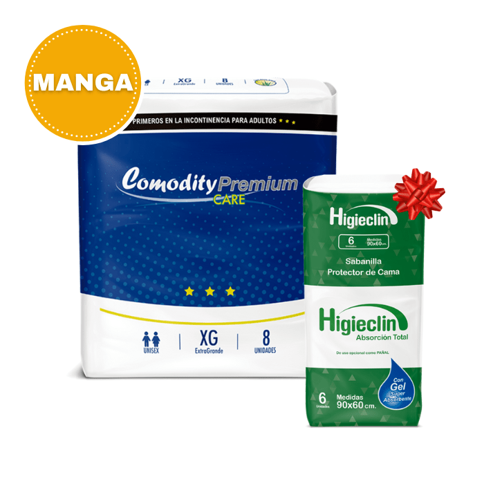 Manga 10 Paquetes Pañal Premium Care Talla XG 8 Un + 1 Sabanilla de Regalo . Comodity