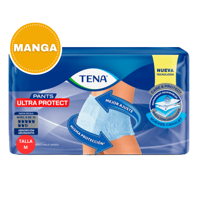 Manga 6 Paquetes Ultra Maxi Protect Talla M 16 Un. Tena