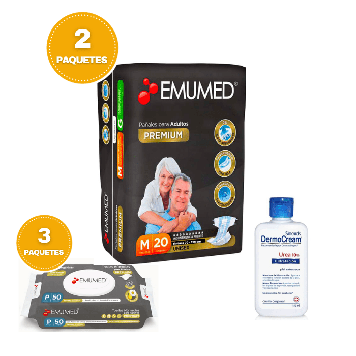 Pack Emumed Pañal Talla M
