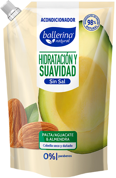 Acondicionador Doypack Sin Sal Palta y Almendras 750ml Ballerina
