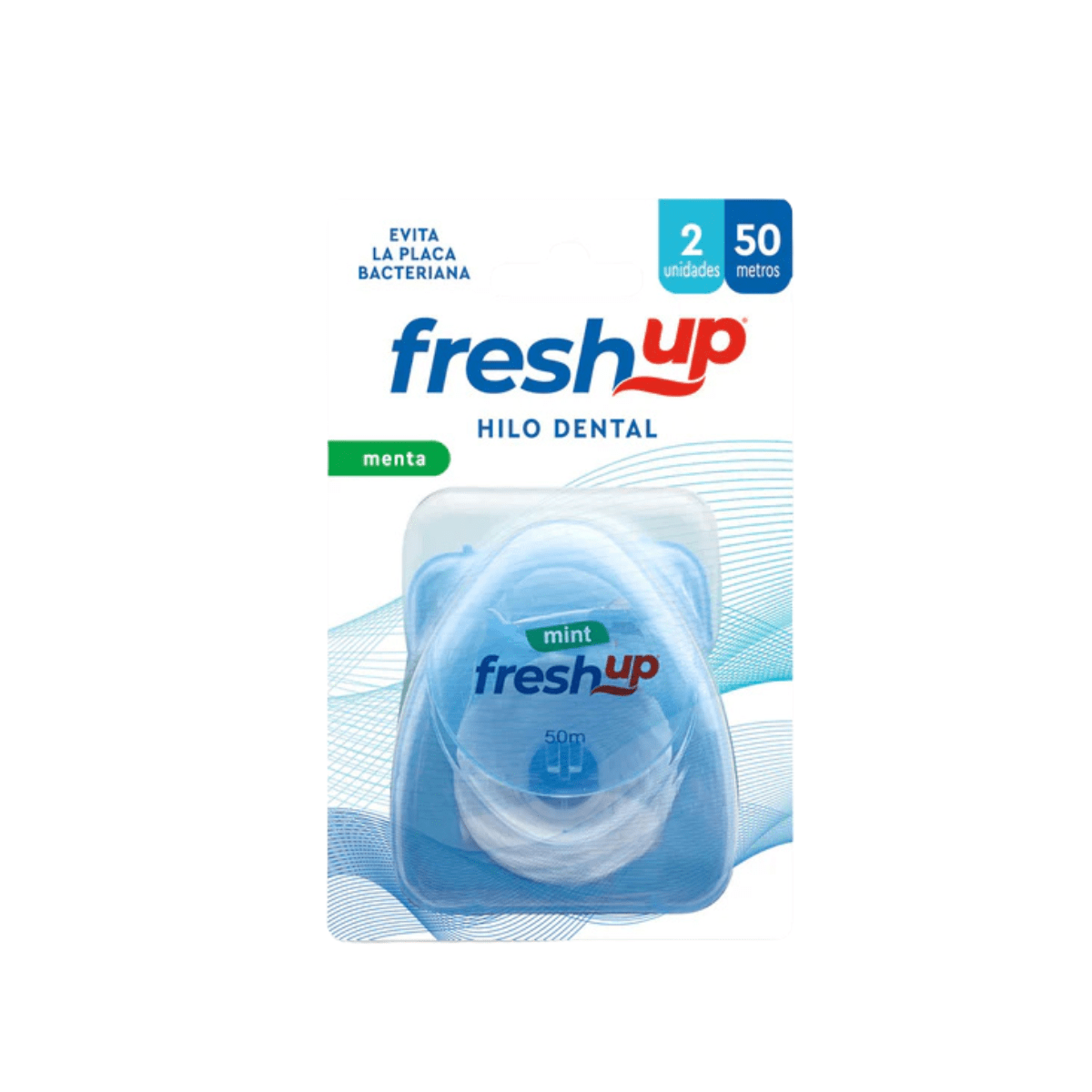HILO DENTAL MENTOLADO BLISTER x 2U. 50mts FRESH UP