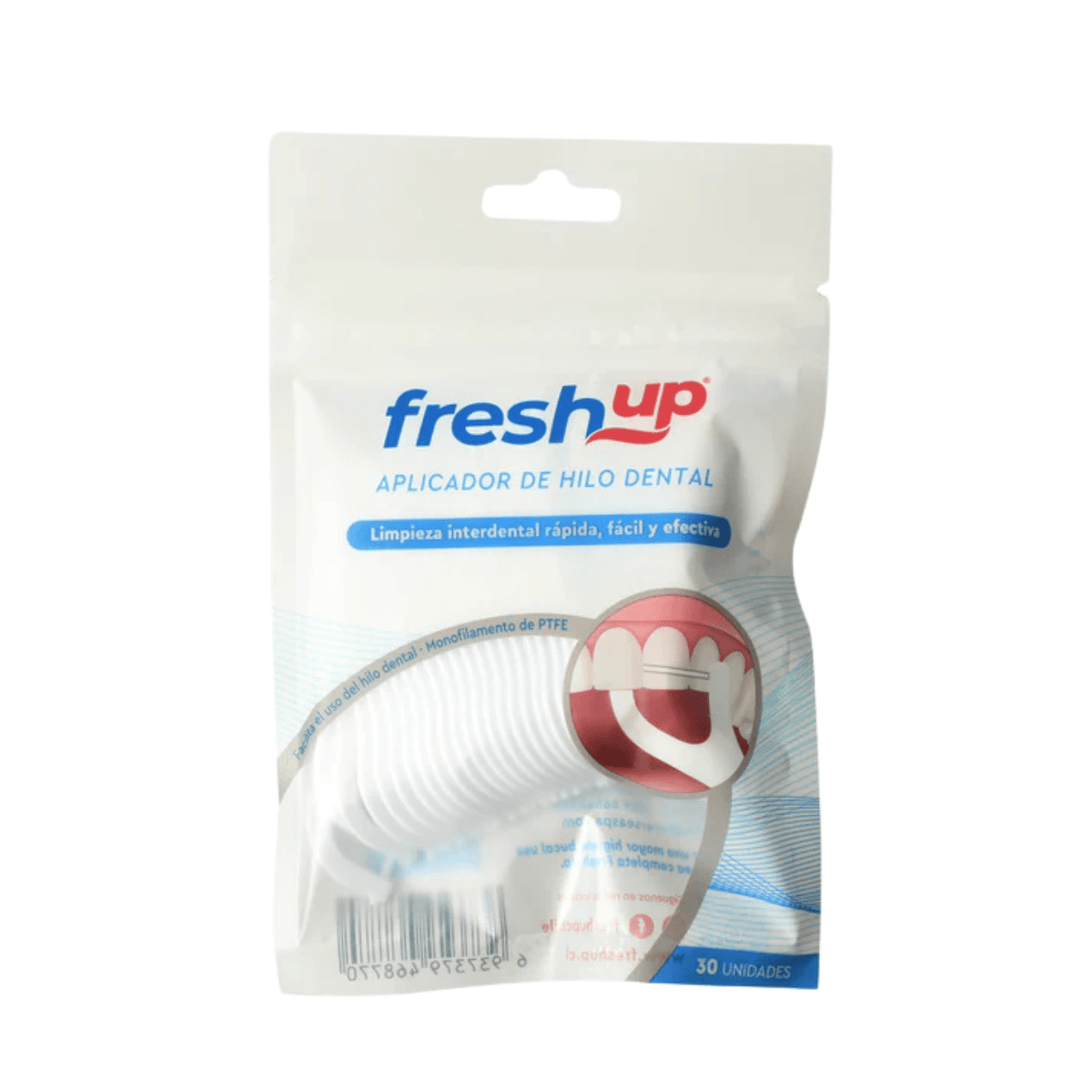 APLICADOR DESECHABLE HILO DENTAL x 30 UN FRESH UP