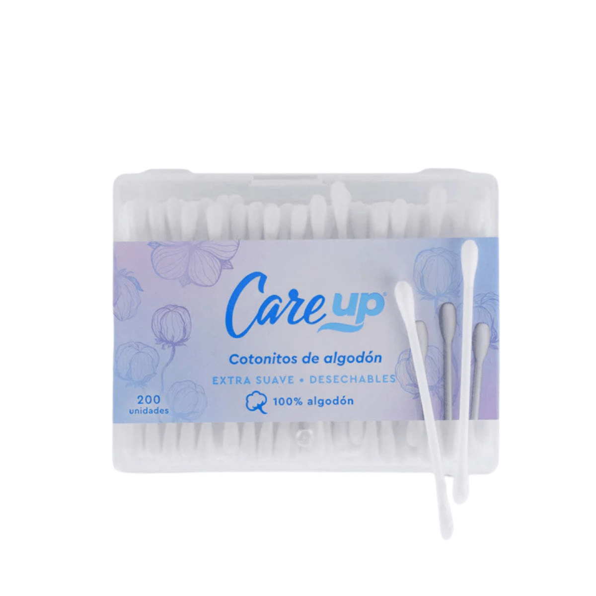 COTONETES DE ALGODÓN CARE UP x 120U (20x6)