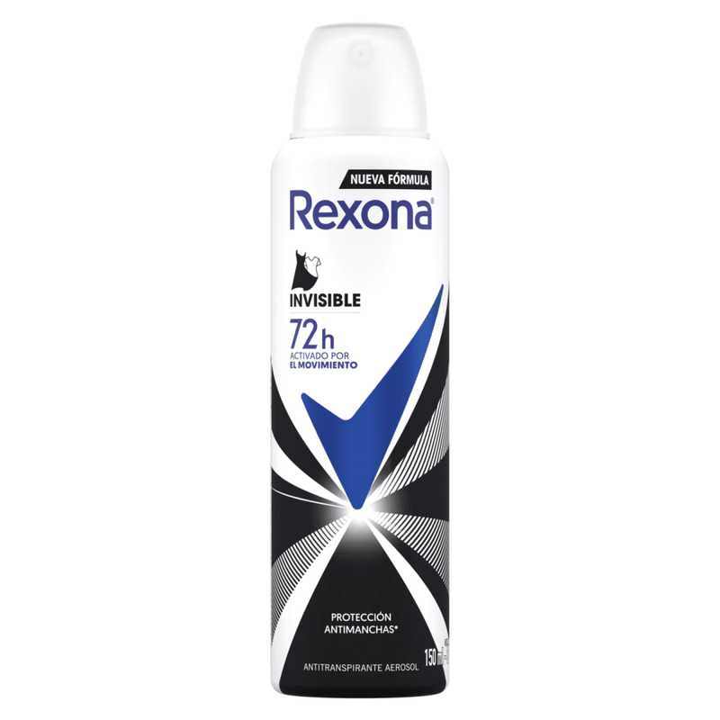 Desodorante Invisible Spray Mujer 150ml. Rexona