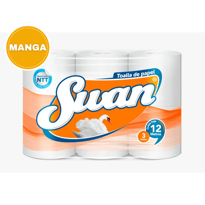 Manga 8 paquetes Toalla de Papel Mi Hogar 3 un 12 + 1 Servilleta Nova 150 Un de Regalo