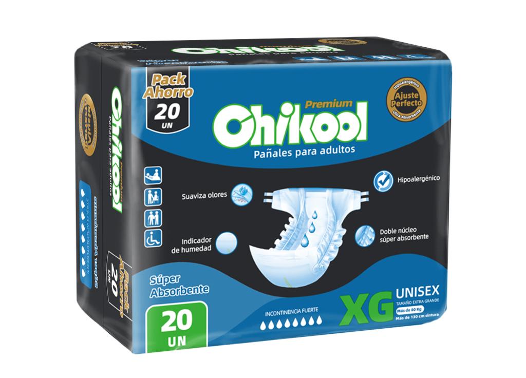 CoCoCHANEL9500円ー9200円 Pañal Premium Adulto Talla XG 20 un. Chikool | Super Costo