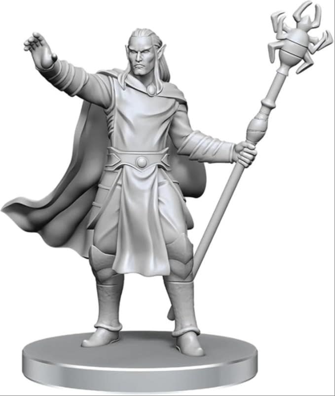 D&D Miniatura - Drow Mage & Yochlol