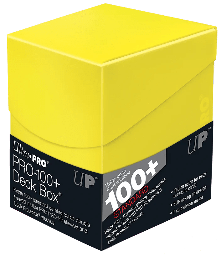 Ultra Pro - Deck Box Eclipse 100+ Lemon Yellow