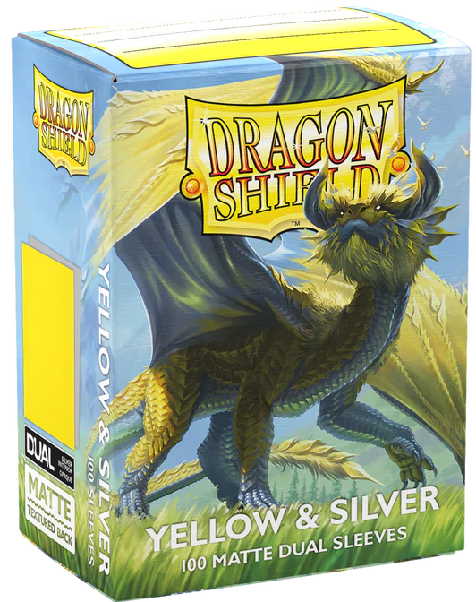 Dragon Shield - Protectores Standard Dual Matte Yellow & Silver