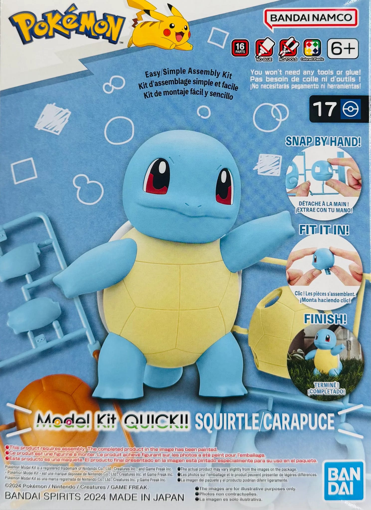 Pokémon Model Kit Quick!!  17 Squirtle