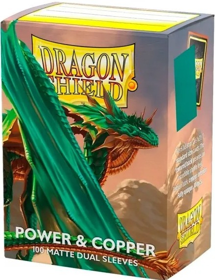 Dragon Shield - Protectores Standard Dual Matte Power & Copper