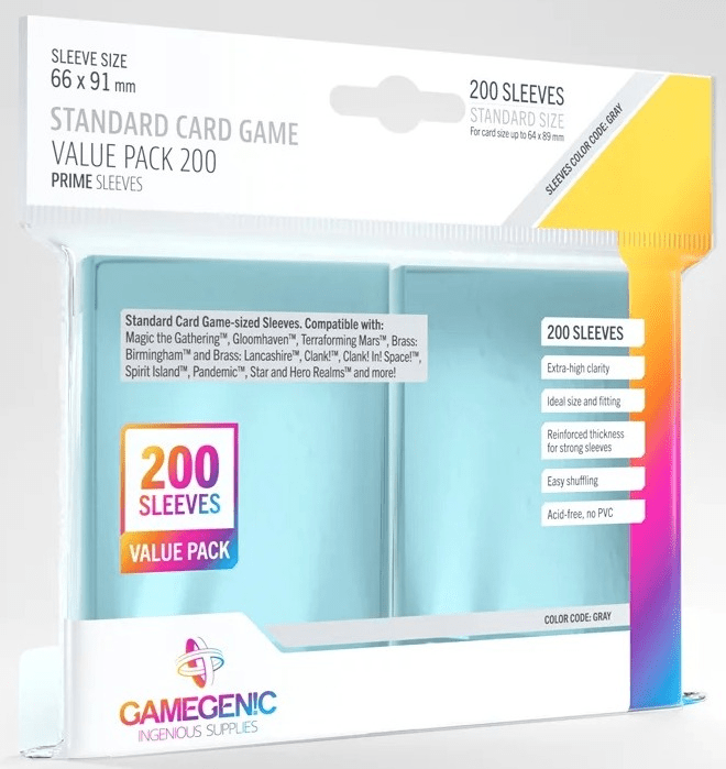 GameGenic - Gamegenic - Protectores Standard 200 Value Pack
