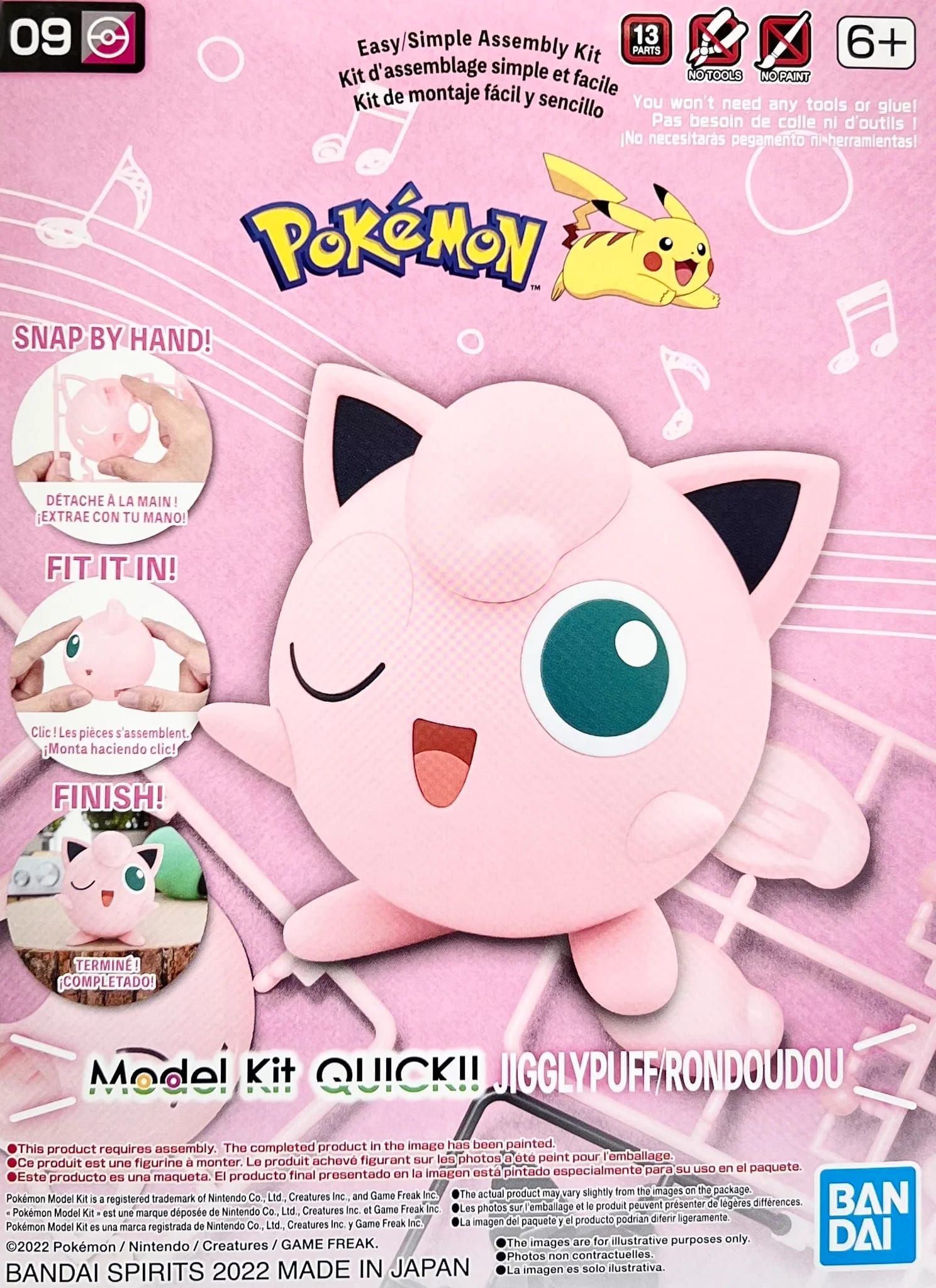 Pokémon Model Kit Quick!! 09 Jigglypuff