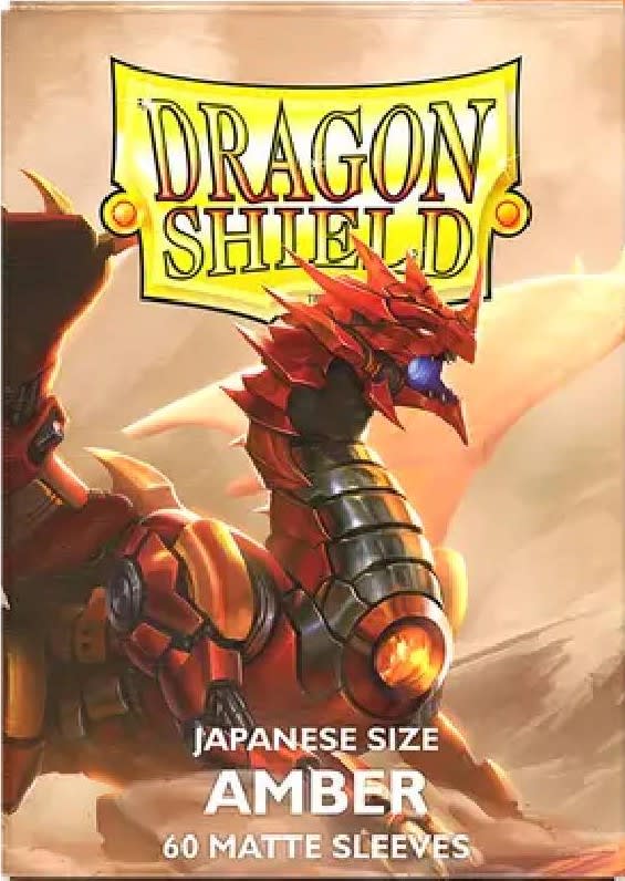 Dragon Shield - Protectores Japanese Dual Matte Amber