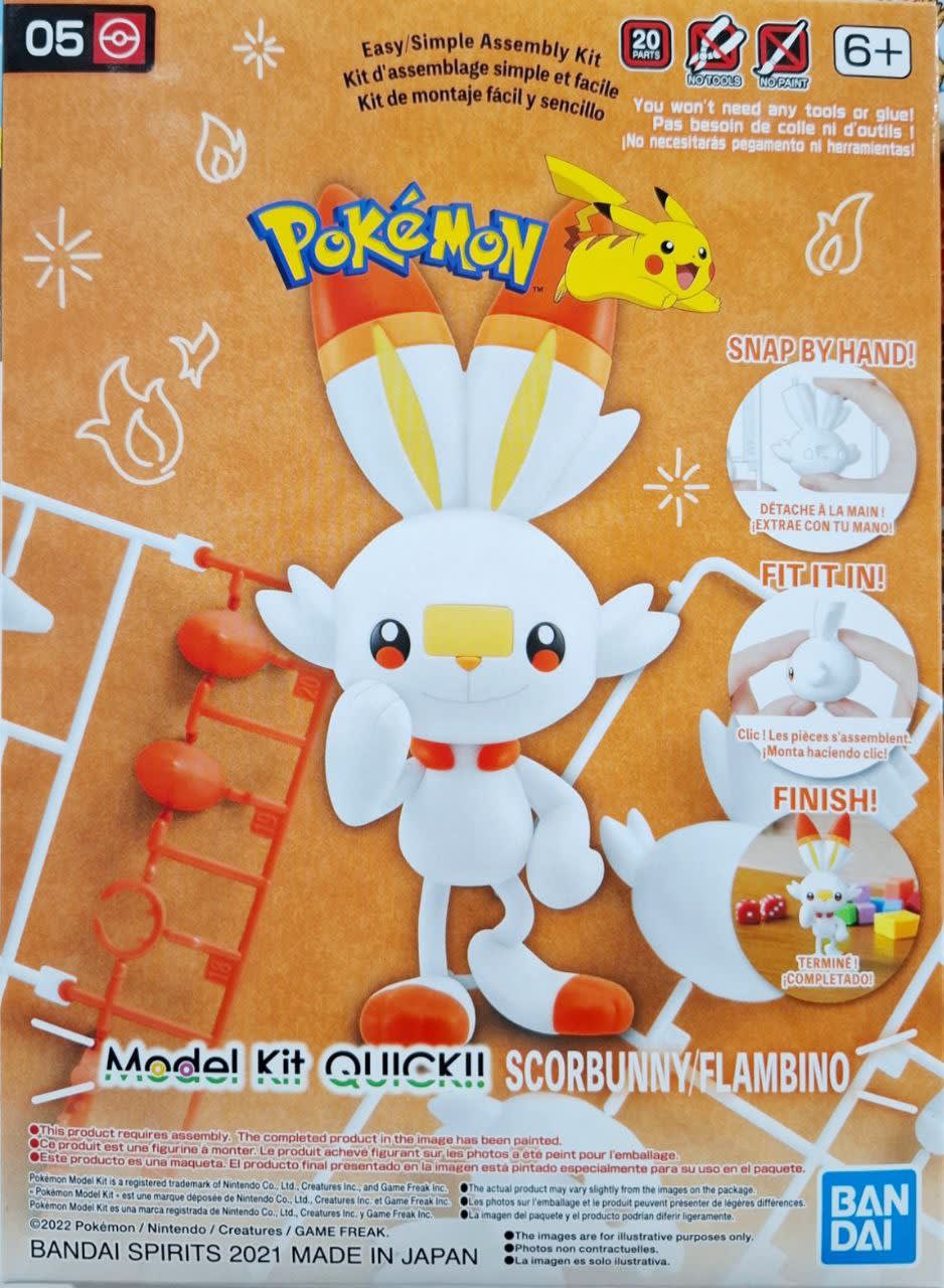 Pokémon Model Kit Quick!!  05 Scorbunny