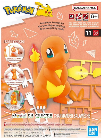 Pokémon Model Kit Quick!! 11 Charmander