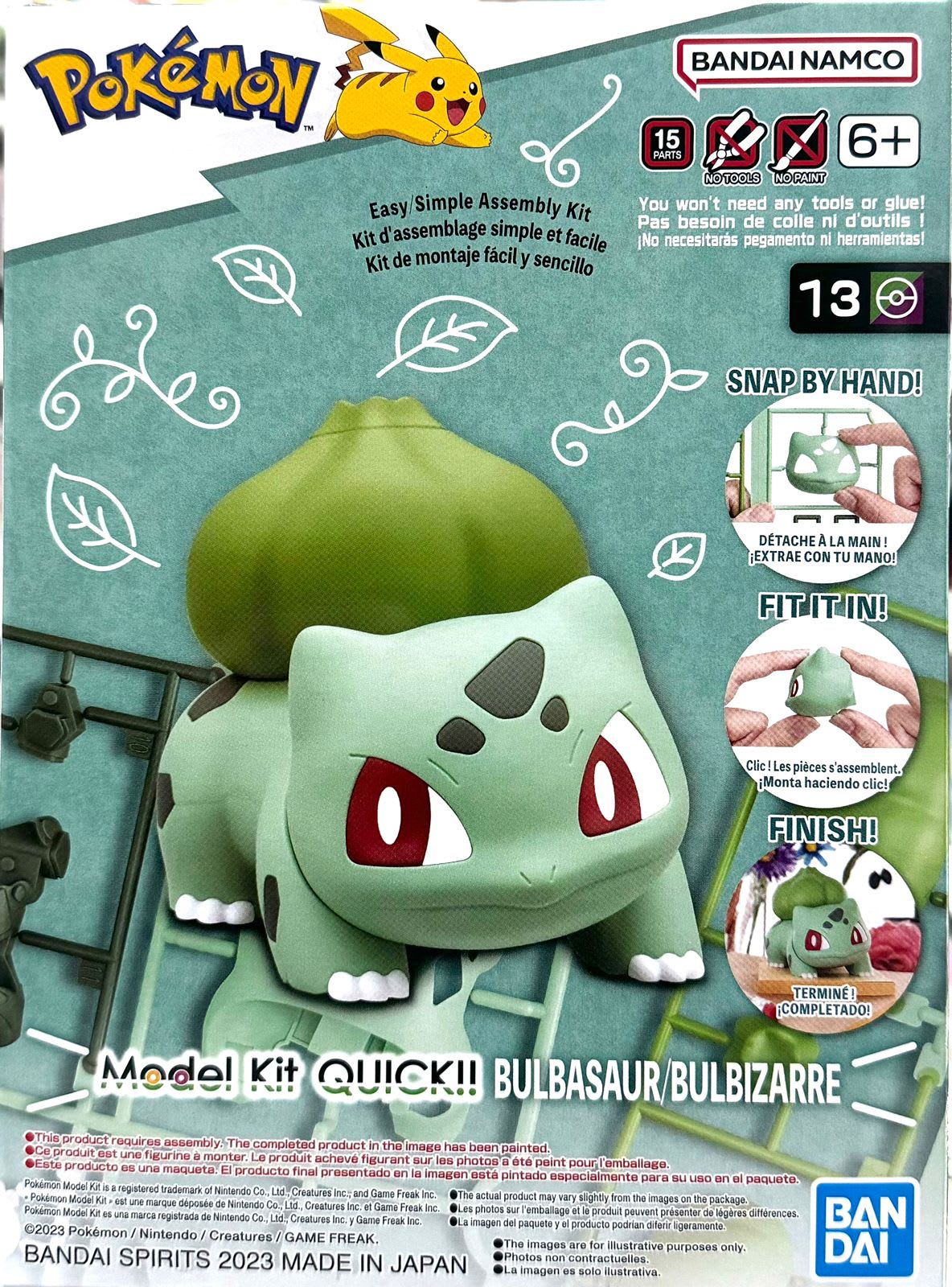 Pokémon Model Kit Quick!! 13 Bulbasaur